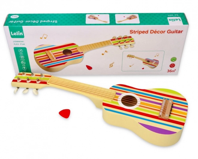 Colorful Wooden 6-String Guitar