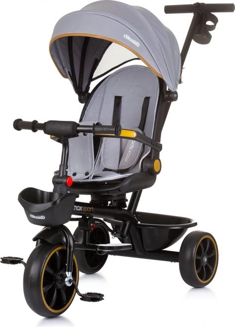 Chipolino Tricycle with Canopy Max Sport 2in1 Ash Grey