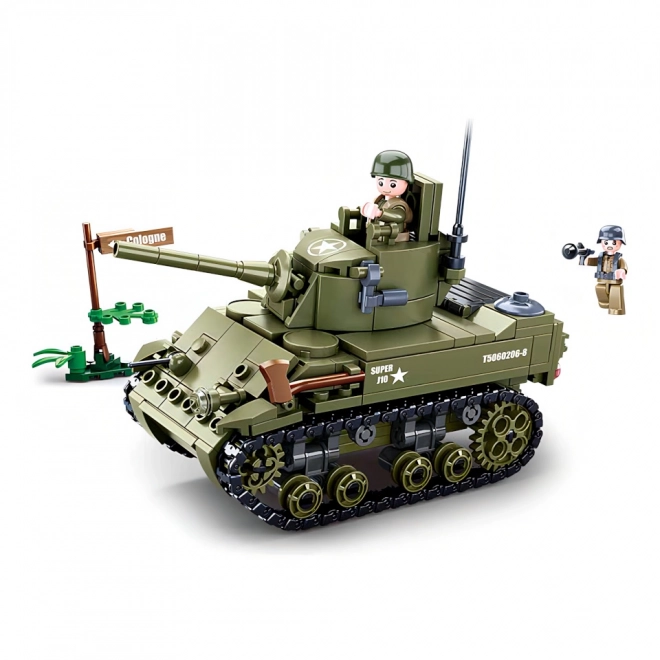 Sluban Army WW2 Allied Tank Set