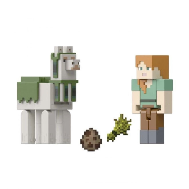 Minecraft Alex and Llama Figures Set