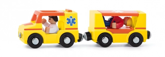 Ambulance with Trailer and Figures