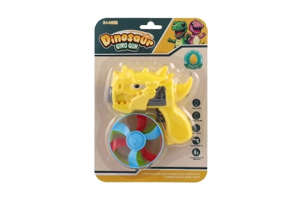 Launchable Disc with Dinosaur Launcher