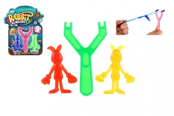 Animal Slingshot Toy Set - Silicone Pair in Two Colors