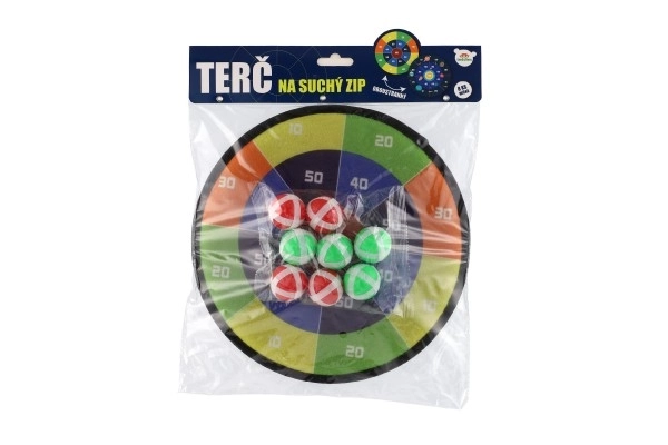 Double-Sided Velcro Dartboard with Balls