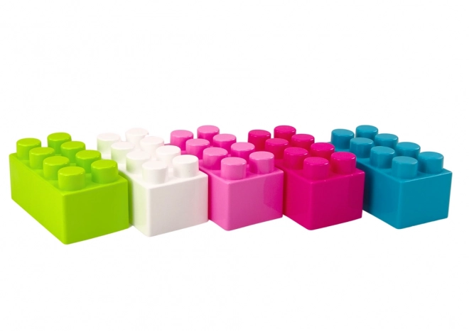 Large Construction Blocks with Colorful Stickers