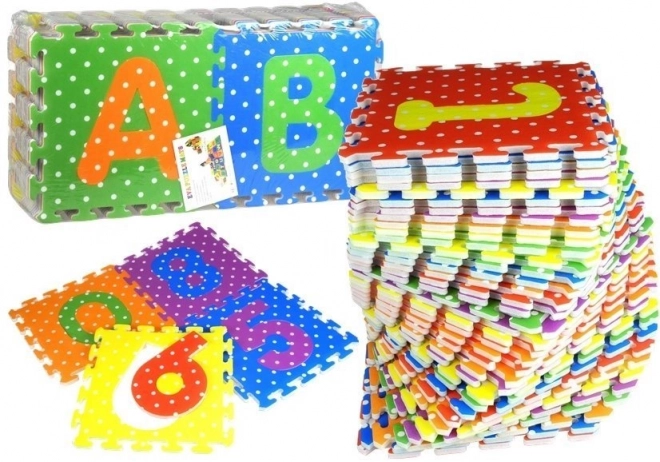 Colorful Foam Alphabet and Numbers Puzzle