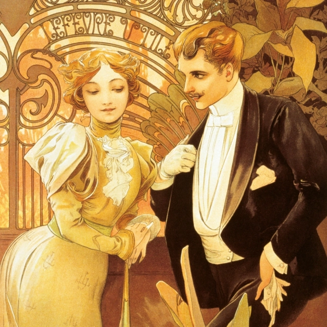 Alfons Mucha jegyzetnaptár 2026