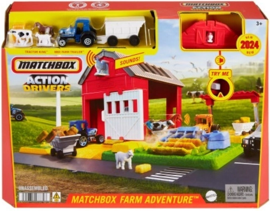 Matchbox set farm animals tractor sound