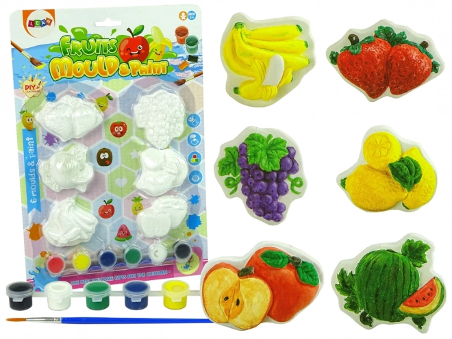 Gypsum Painting Set Fruits