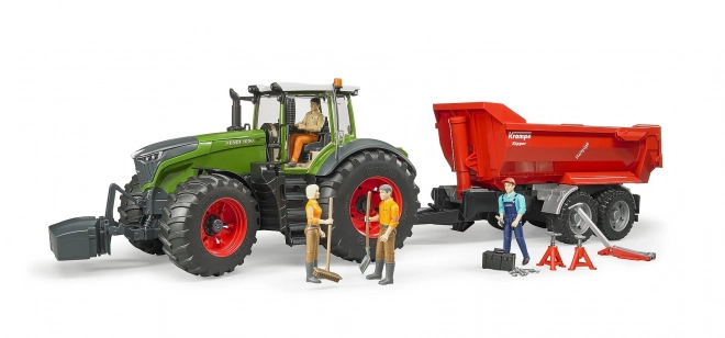 Fendt Vario Tractor with Mechanic and Workshop Tools 1:16