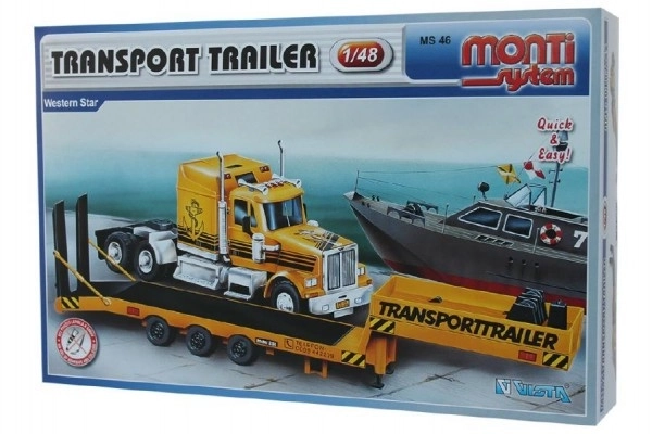 Transport Trailer Toy Model Kit