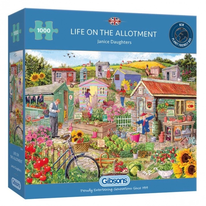 Life in the Garden 1000 Piece Puzzle