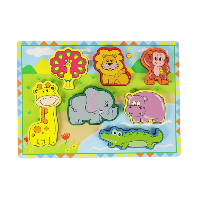 Safari Animals Wooden Puzzle