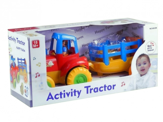 Tractor with Trailer and Farm Animals Toy