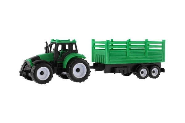 Tractor with Trailer Toy - Plastic Model