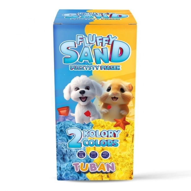 Fluffy Sand Set Blue and Yellow