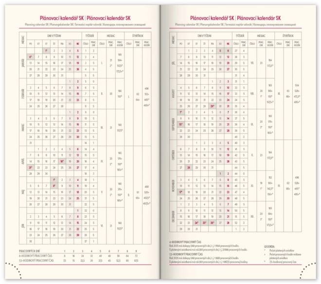 Pocket Diary 2025 Bordeaux