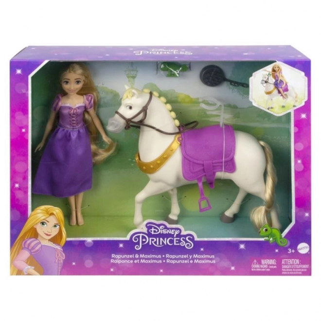 Disney Princess Rapunzel and Maximus Doll Set