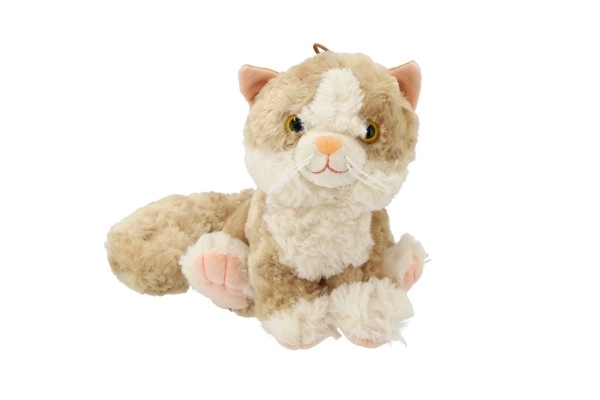 Plush Sitting Cat with Sound