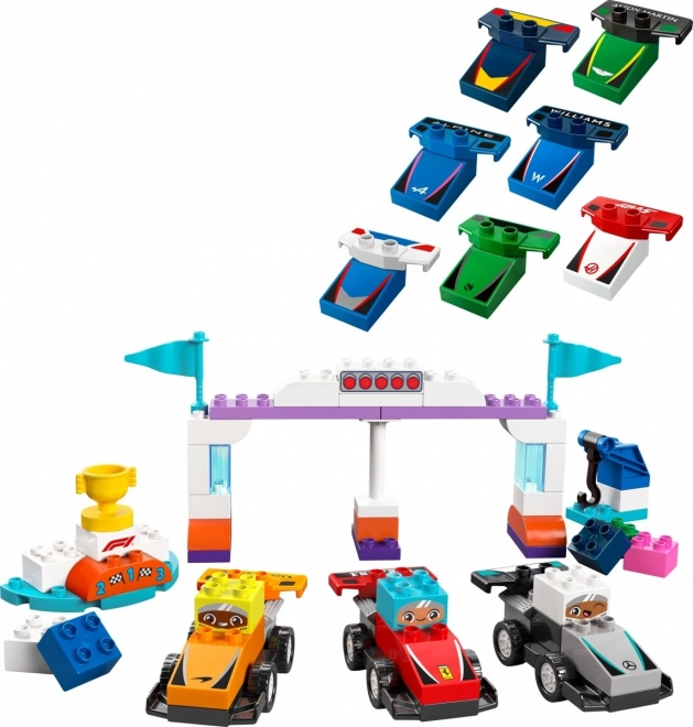 Duplo Formula 1 Cars & Drivers Set