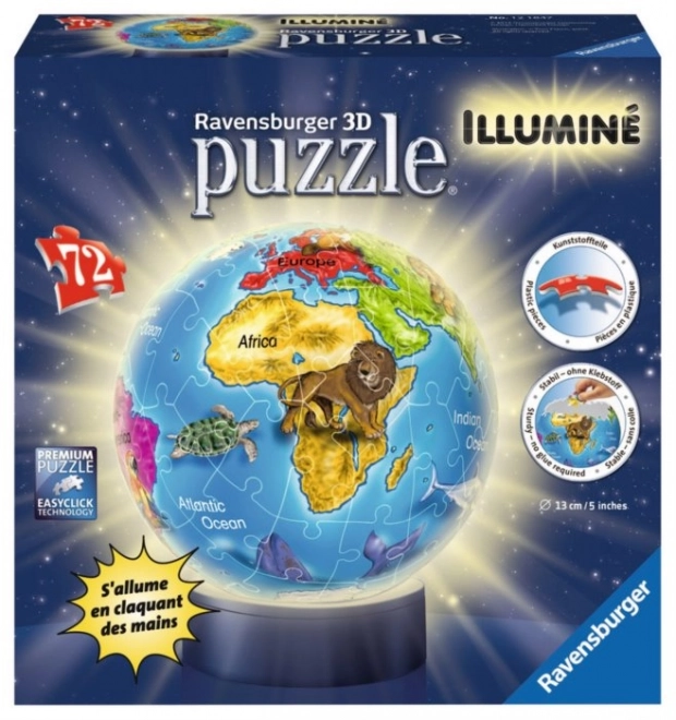 Ravensburger 3D Illuminated Puzzle Ball Globe