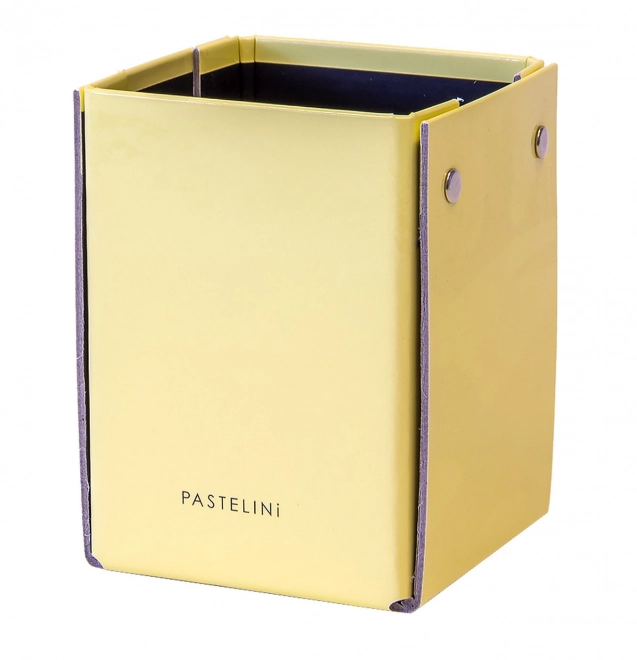 Pastelini Yellow Laminated Pencil Holder