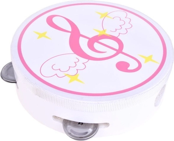 Tambourine with a clear sound
