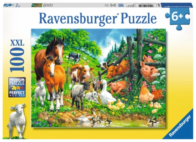 Ravensburger Puzzle Animals XXL 100 Pieces