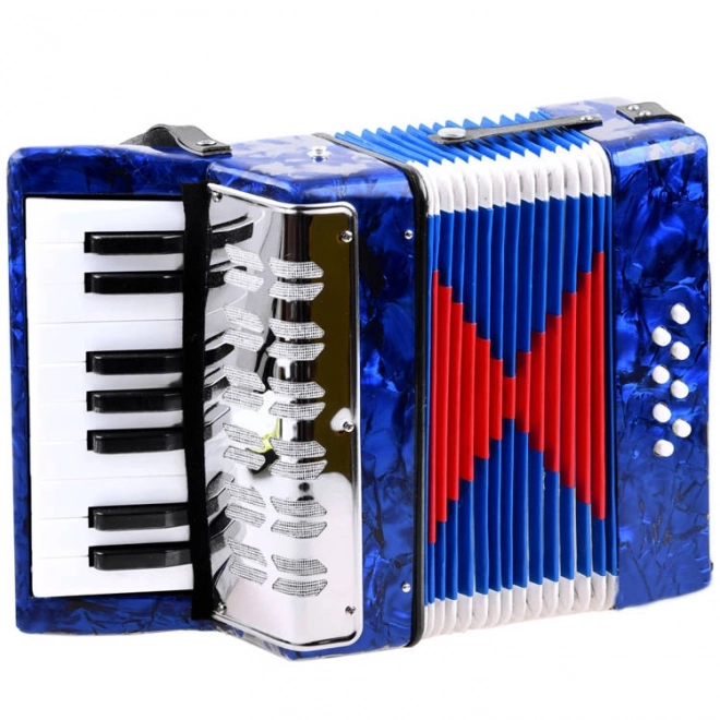 Large Musical Accordion for Children – dark blue