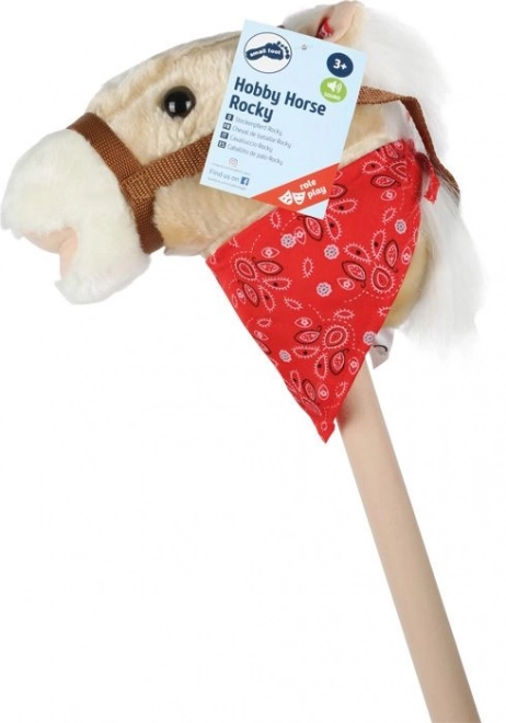 Rocky Galloping Stick Horse