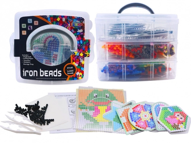 Mega Set Iron-On Beads 6000 Elements