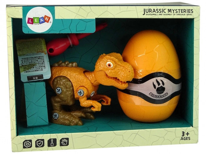 Dinosaur DIY Tyrannosaurus Rex Set with Egg and Screwdriver