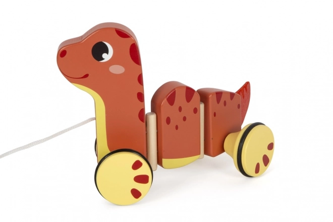 Wooden Pull Toy Dinosaur