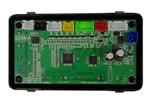 Music Control Panel for Battery-Powered Vehicle