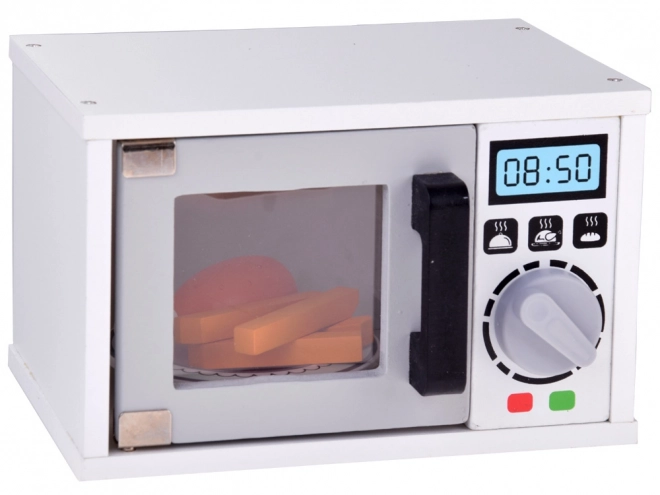 Wooden Microwave Oven for Kids