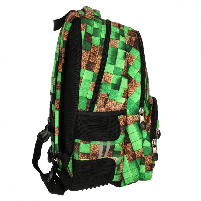 School Backpack St. Right Pixel Cubes