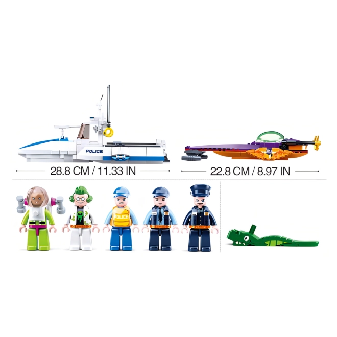 Variety of pieces and figures