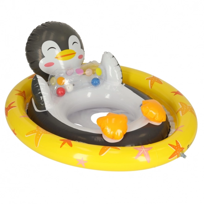 Inflatable Penguin Swim Ring for Children