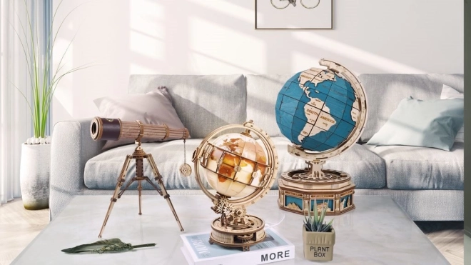 Robotime Rokr 3D Wooden Puzzle Globe