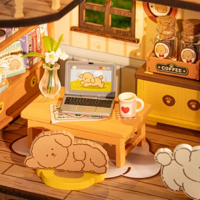 Kis házikó miniatűr Kiskutyaház
