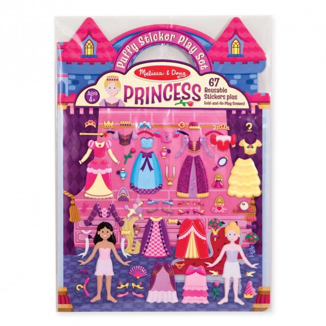 Reusable Puffy Stickers - PRINCESSES