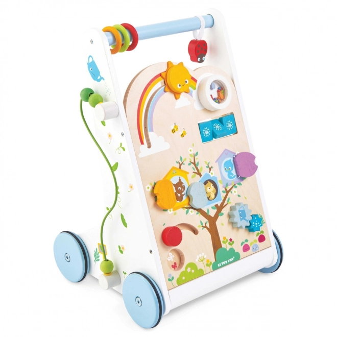 Le Toy Van Wooden Walker with Woodland Activities