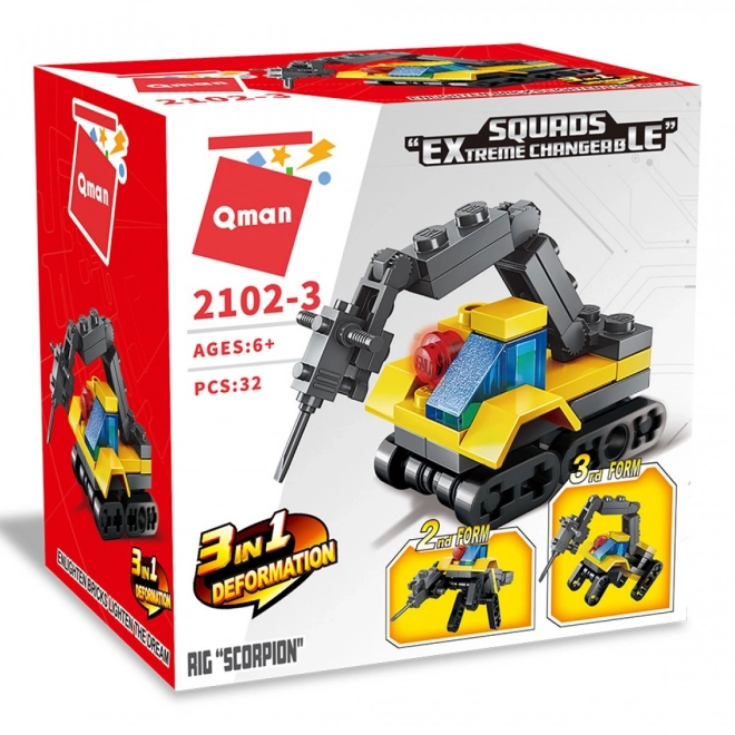 Qman Squros Scorpion Transformable Building Set