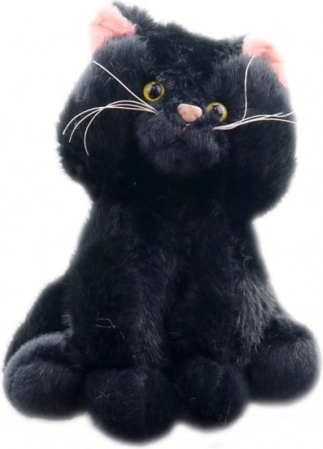 Pluchen zittende kat 27 cm