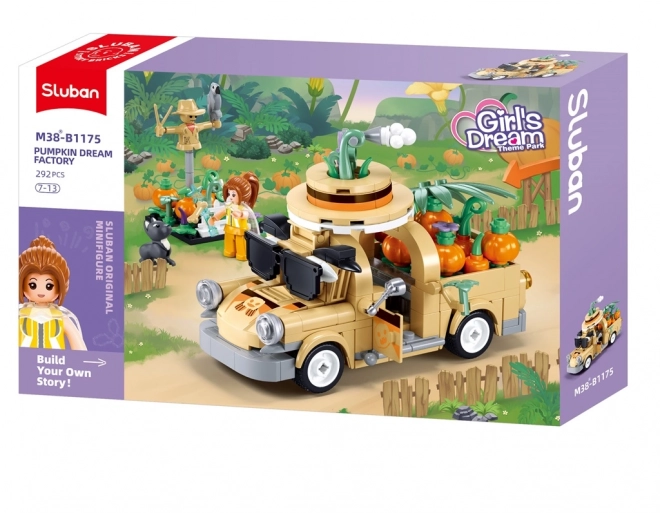 Sluban Girls Dream Pumpkin Fruit Wagon