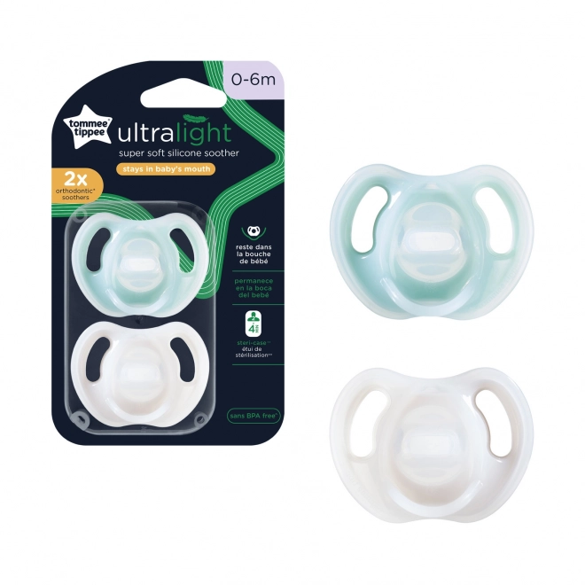 Tommee Tippee Ultra-light Pacifiers 0-6m Set of 2