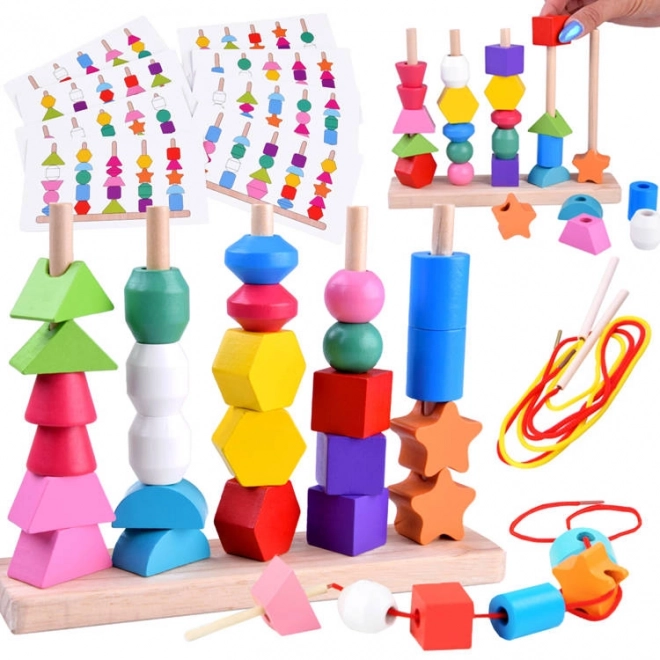 Educational Wooden Puzzle Blocks Set