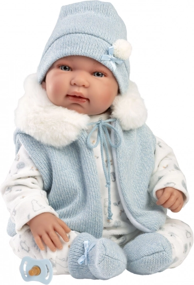 Newborn realistic doll Llorens with sounds 44 cm