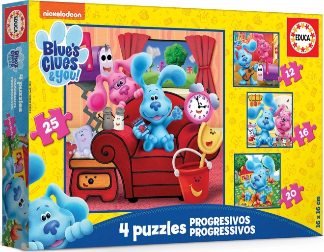 Blue's Clues Progressive Puzzle Set