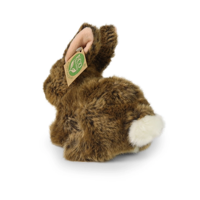 Brown Plush Lying Rabbit 17 cm Eco-friendly